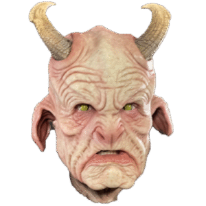 BAPHOMET SILICONE HALF MASK