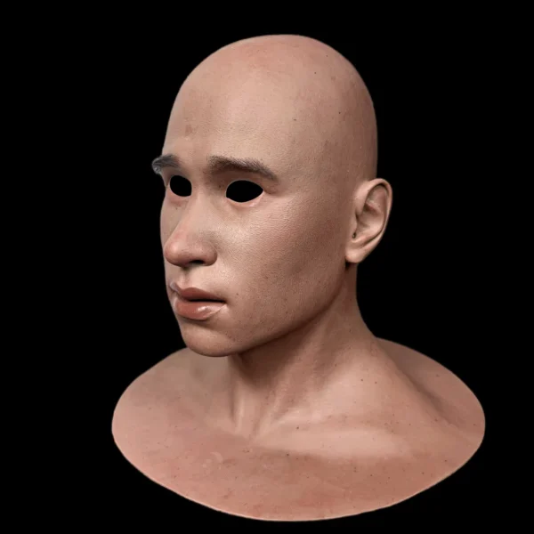 LUCA ULTRA REALISTIC SILICONE MASK DETAILED MALE FACIAL FEATURES FOR COSPLAY AND THEATER PERFORMANCE - Image 6