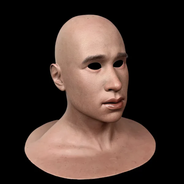 LUCA ULTRA REALISTIC SILICONE MASK DETAILED MALE FACIAL FEATURES FOR COSPLAY AND THEATER PERFORMANCE - Image 7